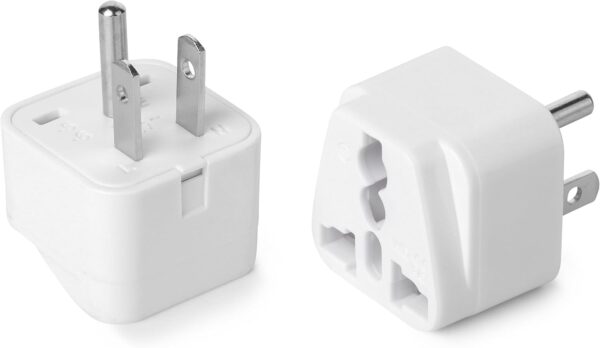 1713840352 Bates European Plug Adapter 2 Pc Travel Adapter Us To.jpg