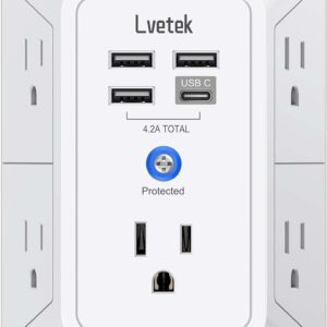 5 Outlet Surge Protector Wall Charger With 4 Usb Ports.jpg