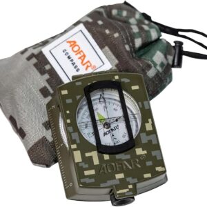 Aofar Military Compassaf 4580 Lensatic Sighting Waterproof And Shakeproof With Map.jpg