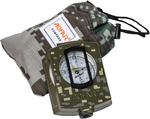 Aofar Military Compassaf 4580 Lensatic Sighting Waterproof And Shakeproof With Map.jpg