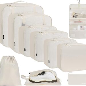 Bagail 10 Set Packing Cubes Various Sizes Packing Organizer For.jpg