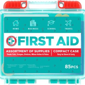 Be Smart Get Prepared 85 Piece First Aid Kit Clean.jpg