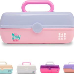 Caboodles Pretty In Petite Makeup Box Two Tone Periwinkle On Pink.jpg