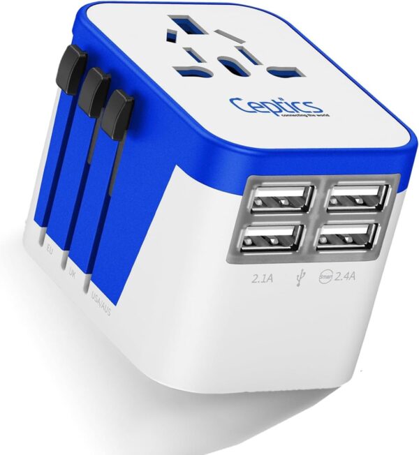 Ceptics Universal Travel Adapter Plug World Power W 4 Usb.jpg