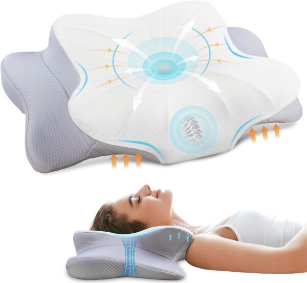 Cervical Pillow For Neck Pain Relief Ergonomic Contour Memory Foam.jpg