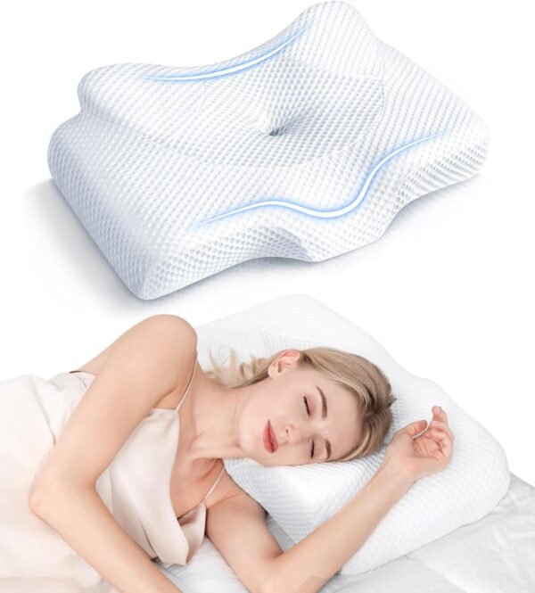 Cervical Pillow For Neck Pain Relief Hollow Design Odorless Memory.jpg