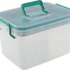 Clear First Aid Box Plastic Storage Container With Locking Lid.jpg