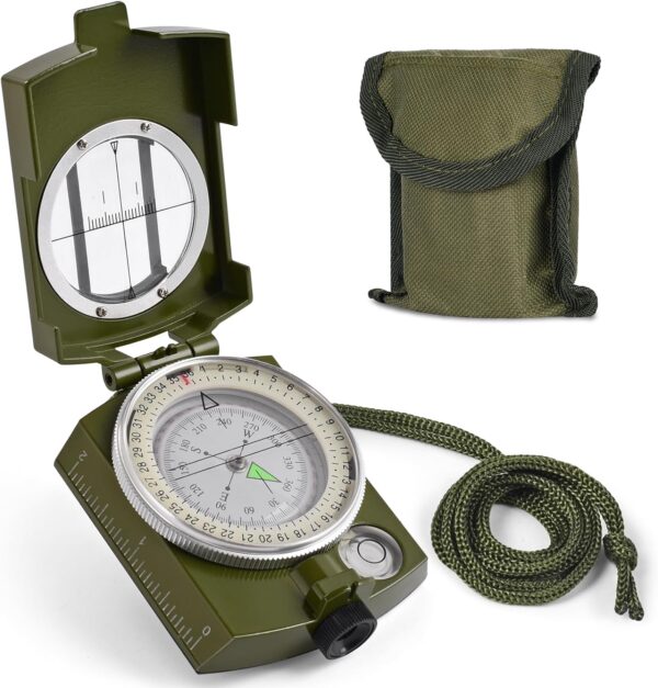 Compass Hiking Compass For Survival With Lensatic – Waterproof Durable.jpg