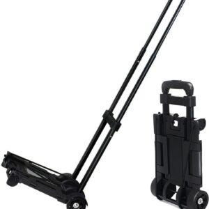 Folding Luggage Cart With Expandable Chassis2 Wheels Folding Hand Truck.jpg