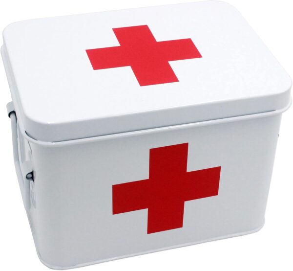 Funly Mee Vintage First Aid Box For Home Medicine Tin.jpg