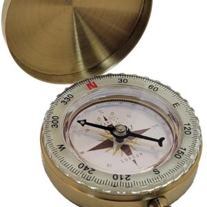 Glow In The Dark Waterproof Gold Brass Pocket Compass For.jpg