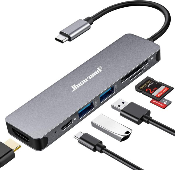 Hiearcool Usb C Hub Usb C Multi Port Adapter For Macbook.jpg