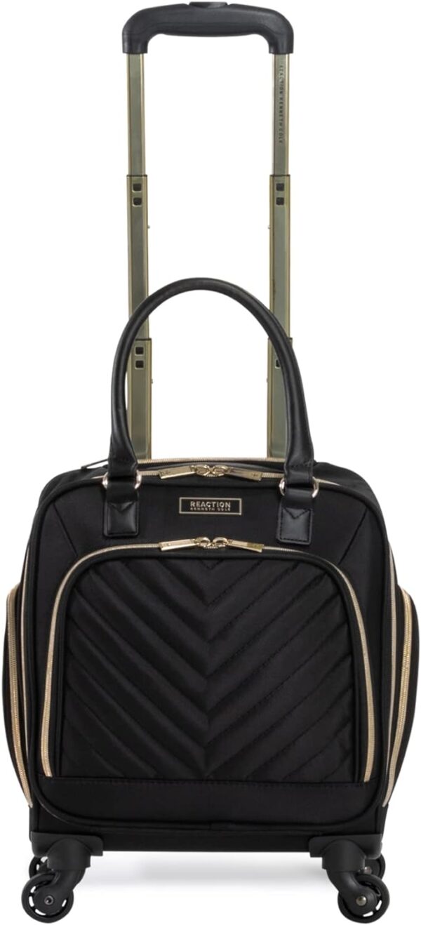 Kenneth Cole Reaction Chelsea Chevron Quilted Luggage Black Underseater.jpg