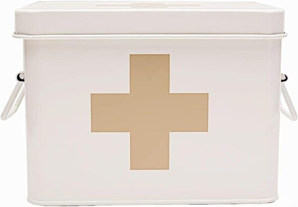 Lassos Boutique Retro Enameled First Aid Box For Medicine Storage.jpg