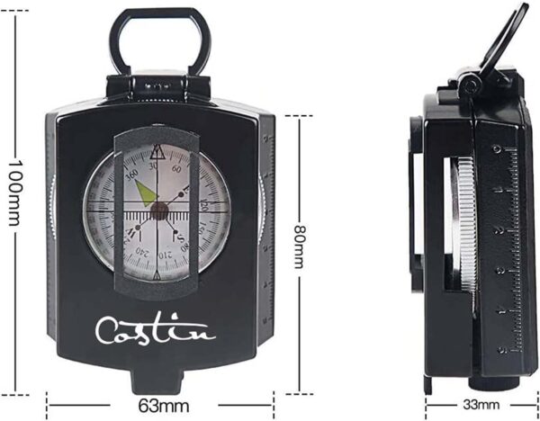 Multifunctional Compass Metal Military Waterproof High Accuracy Compass With Map.jpg