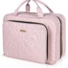 Pink Toiletry Bag Travel With Hanging Hook Water Resistant Cosmetic Makeup.jpg