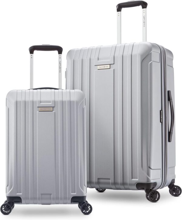 Samsonite Hardside Spinner Wheel Luggage Silver 2 Piece Set.jpg