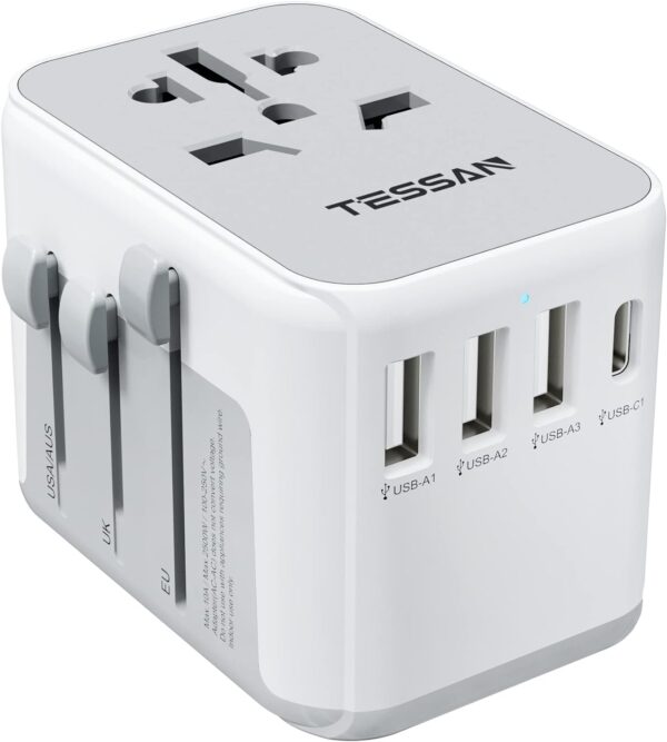 Tessan International Plug Adapter Universal Power Adaptor With 4 Usb.jpg