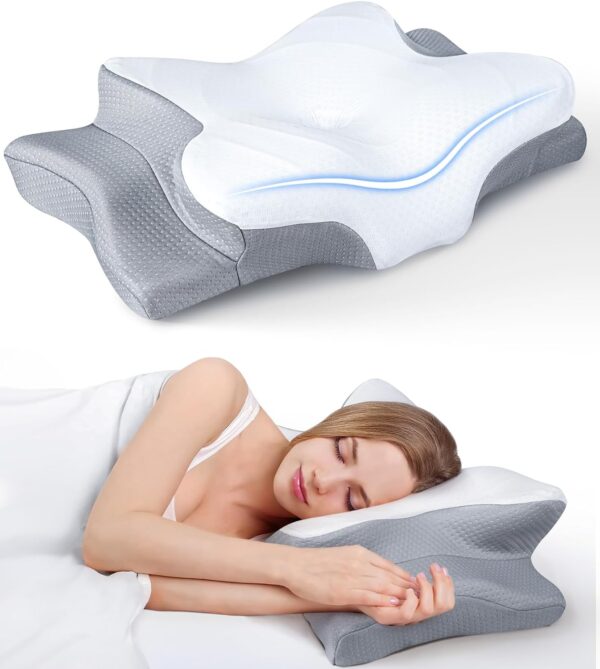 Ultra Pain Relief Cooling Pillow For Neck Support Adjustable Cervical.jpg