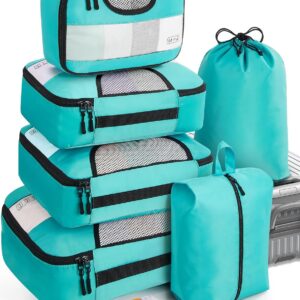 Veken 6 Set Packing Cubes For Suitcases Travel Essentials For.jpg