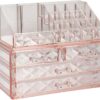 Zhiai Jewelry And Cosmetic Boxes With Brush Holder Pink.jpg