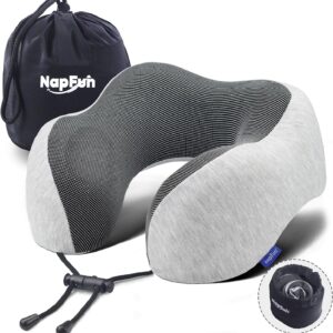 Napfun Neck Pillow For Traveling Upgraded Travel Neck Pillow For.jpg