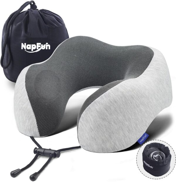 Napfun Neck Pillow For Traveling Upgraded Travel Neck Pillow For.jpg