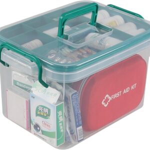 1 Pack Plastic Medicine Storage Kit First Aid Storage Box.jpg