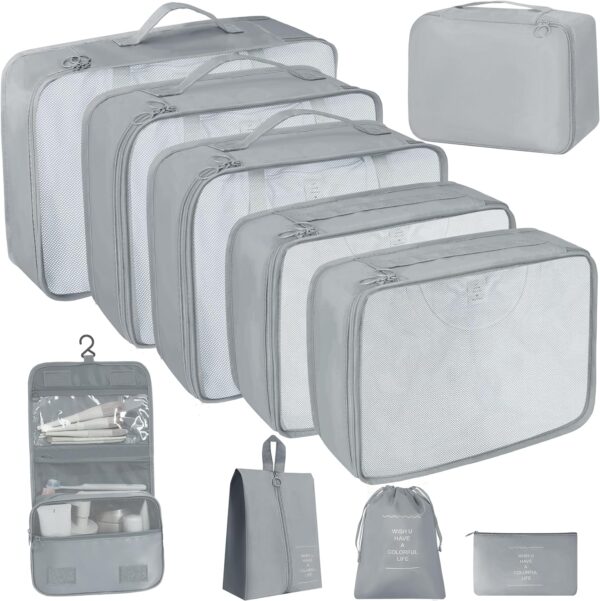 10 Pcs Set Packing Cubes For Traveltravel Essentials Suitcase Organizerluggage.jpg