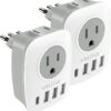 2 Pack Italy Power Adapter Vintar Italy Travel Plug Adapter With.jpg