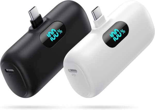 2 Pack Mini Portable Charger 5000mah Power Bank 3a Pd Usb.jpg