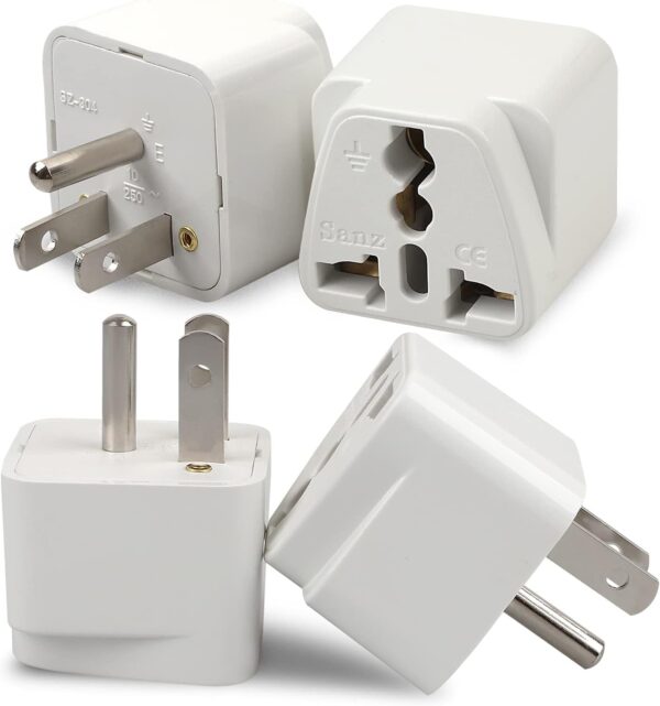 4 Pack Universal Adapter Europe To Us Plug Travel Adapters.jpg