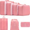 7 Set Packing Cubes Travel Bags Organizer For Luggage Packing.jpg