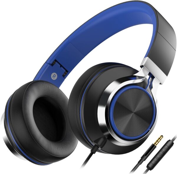 Ailihen C8 Headphones Wired On Ear Headphones With Microphone And Volume.jpg