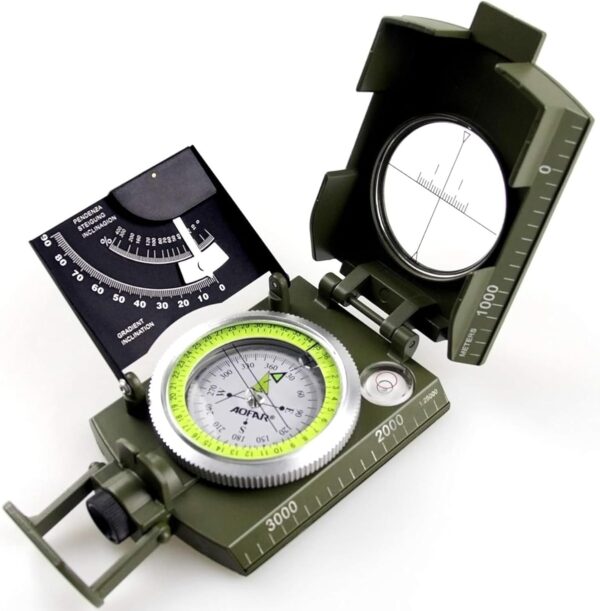 Aofar Af 4074 Military Compass For Hikinglensatic Sighting Waterproofdurableinclinometer For Campingboy.jpg