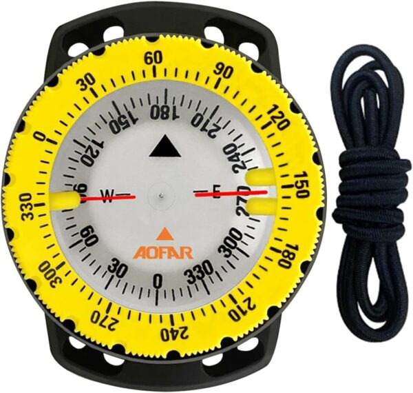 Aofar Dive Compass Af Q60b Waterproof Durable Compact Drawstring Style Compass.jpg