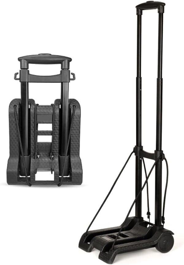 Acroma Folding Luggage Cart With 2 Elastic Ropes 77 Lbs.jpg