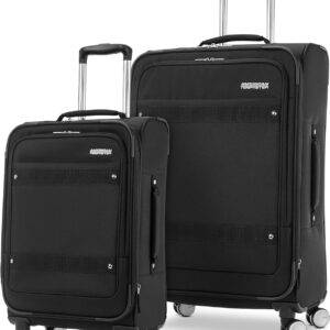 American Tourister Whim Softside Expandable Luggage With Spinners Black 2pc.jpg