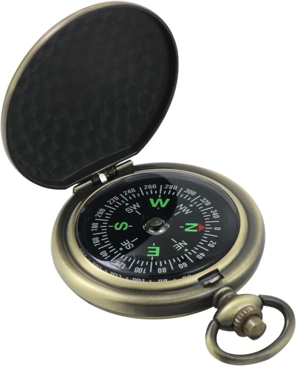 Antique Design Compass For Hiking Boy Scout Camping Compass.jpg