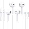 Apple Earbuds 2 Pack Mfi Certified Wired Earphones Built In Microphone.jpg