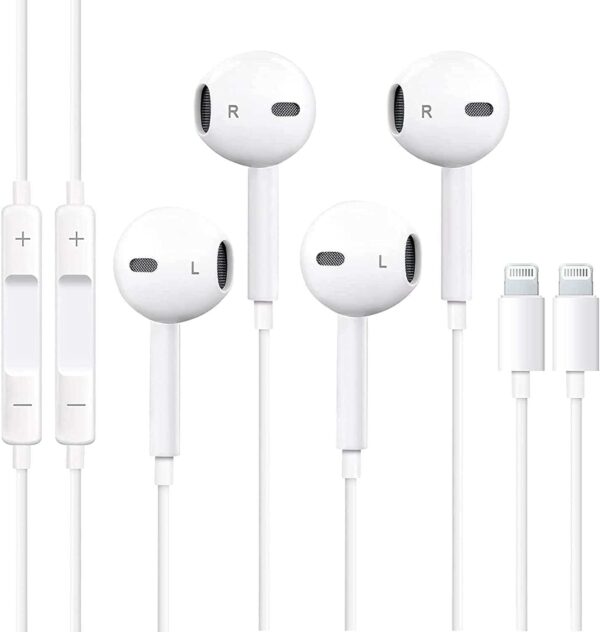 Apple Earbuds 2 Pack Mfi Certified Wired Earphones Built In Microphone.jpg