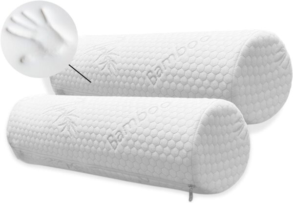 Bamboo Rayon Neck Roll Pillow For Sleeping 2 Pack.jpg