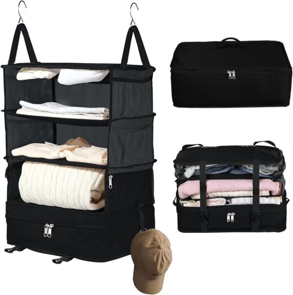 Bukere Hanging Travel Packing Shelves For Luggage Suitcase Portable Cube.jpg