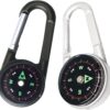 Carabiner Clip On Compass Hiking Compact Compass Keychain Backpacks.jpg