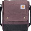 Carhartt Durable Adjustable Crossbody Bag With Flap Over Snap Closure.jpg