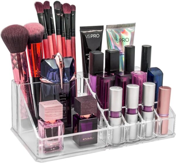 Clear Makeup Organizer For Vanity Cosmetic Storage Organizers Box For.jpg