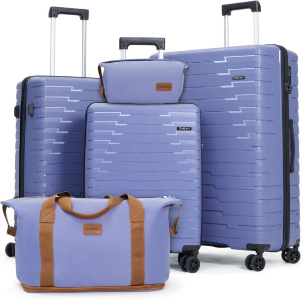 Cosbarn Luggage Sets 5 Piece Suitcases With Wheels Pp Hard.jpg