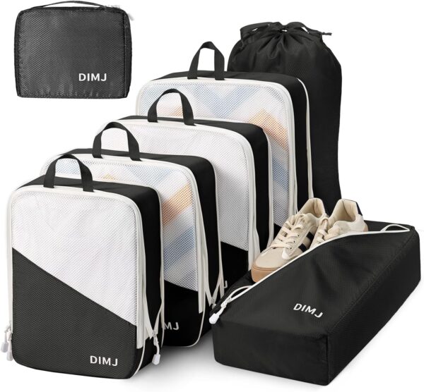 Dimj Compression Packing Cubestravel Packing Cubes For Suitcase 7 Set.jpg