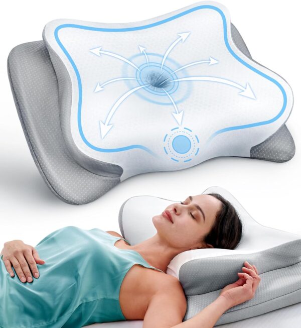 Ekift Ease Now Cervical Neck Pillow For Pain Relief Beauty.jpg