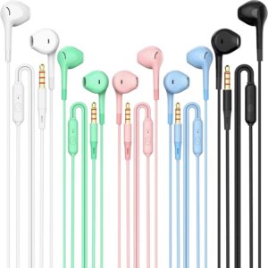 Earbuds Headphones 5 In One Pack Wired Earbud With Heavy.jpg